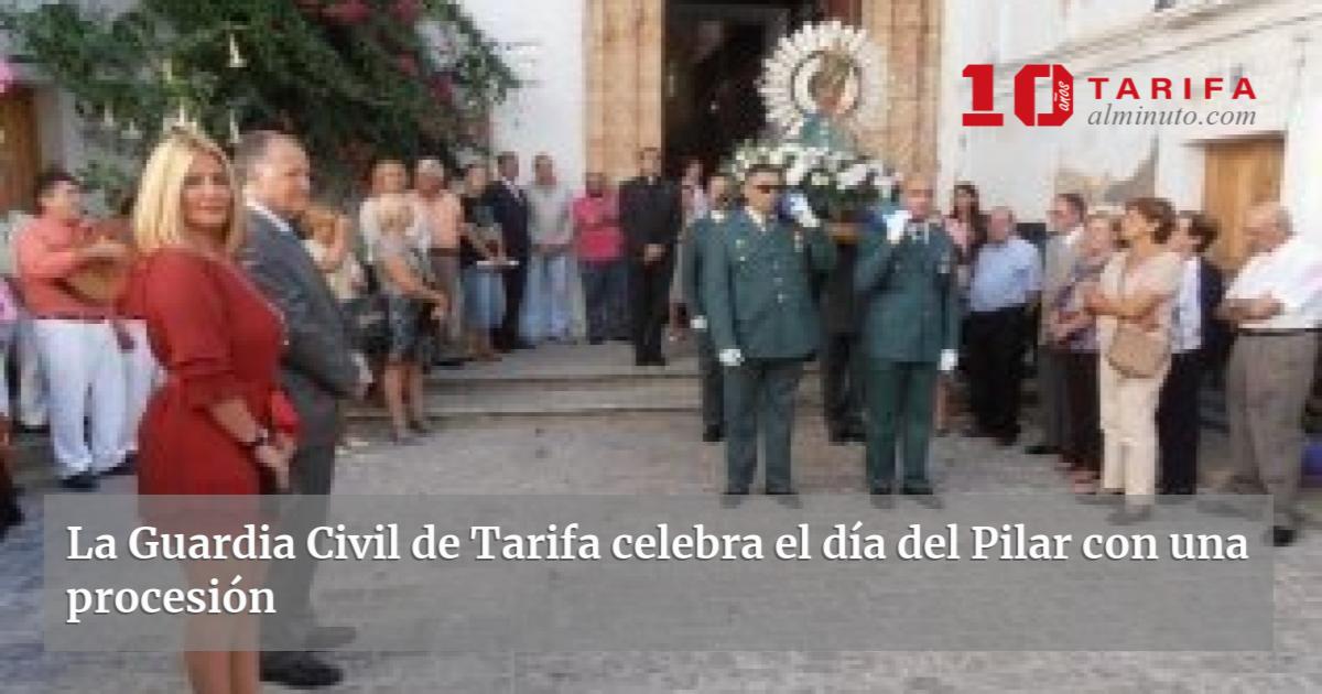 La Guardia Civil de Tarifa celebra el día del Pilar con una procesión