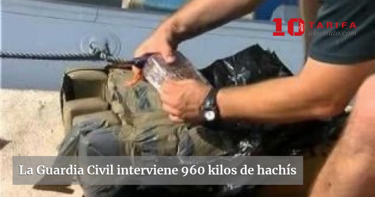 La Guardia Civil interviene 960 kilos de hachís