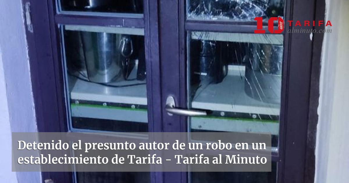 Detenido el presunto autor de un robo en un establecimiento de Tarifa