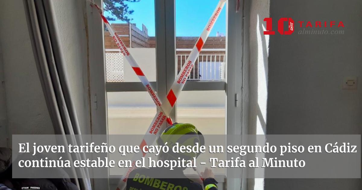 El joven tarifeño que cayó desde un segundo piso en Cádiz continúa ...