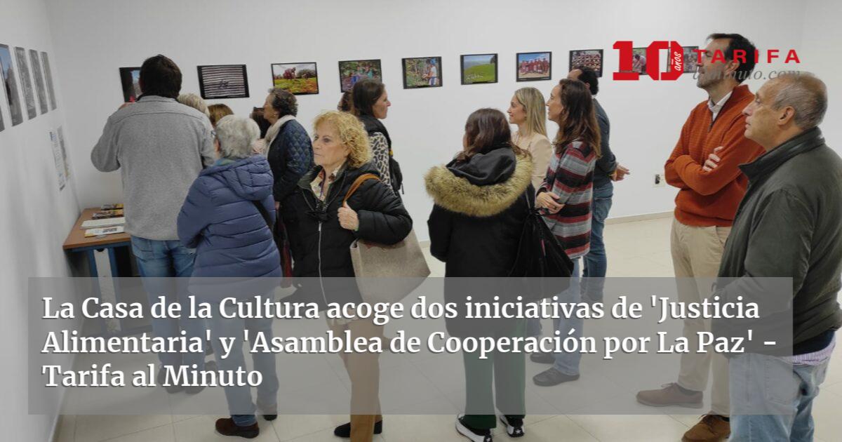 La Casa de la Cultura acoge dos iniciativas de 'Justicia Alimentaria' y 'Asamblea de Cooperación