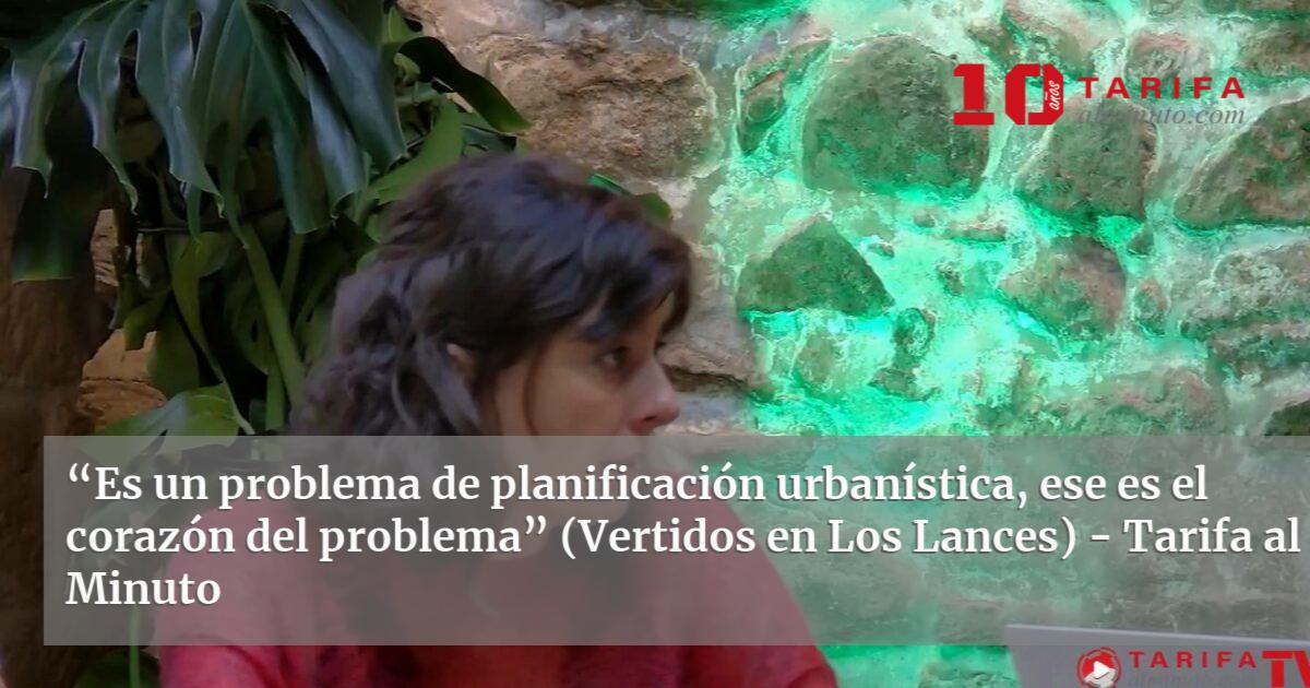 “Es un problema de planificación urbanística, ese es el corazón del