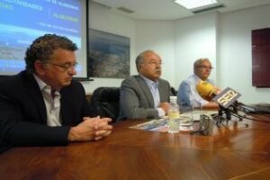 El presidente de la Autoridad Portuaria de Algeciras, Manuel Morón, este viernes en 'La tertulia' de Canal Sur TV