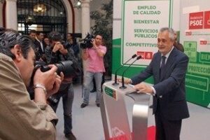 Griñán defiende un proyecto progresista con IU para Andalucía