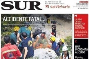 Revista de prensa: accidente en El Chorro y mucho fútbol...