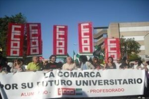 CCOO califica de "rotundo éxito" la huelga en la enseñanza de la comarca