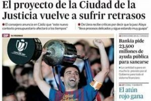 Revista de prensa: Gran Barça, agujero de Bankia y se aplazó el plan de ajuste