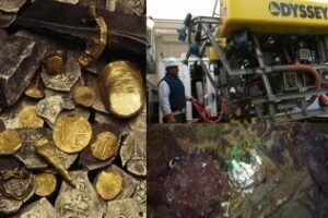 Odyssey entrega a España piezas del tesoro pero ninguna moneda