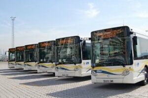 Los viajes en autobús interurbano aumentan más de un 4% en la comarca