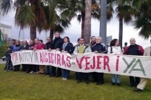 El PA se concentra para evitar que el PP deje en la cuneta la autovía Algeciras-Tarifa-Vejer