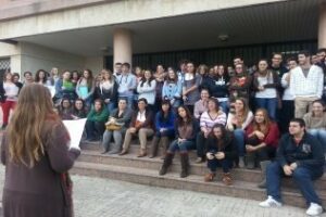 Los estudiantes del UCA en Algeciras acudirán "desesperadamente" a la huelga del día 9