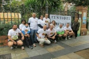 La asociación custodia compartida Campo de Gibraltar presente en la carrera navidad con amor