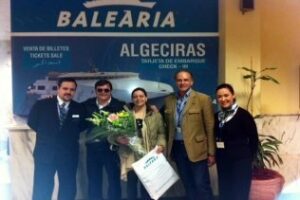 Balearia ha transportado al Pasajero 1 millón entre Algeciras-Ceuta
