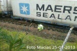 Descarrilan parte de los vagones de un tren de mercancías a la entrada del Puerto de Algeciras