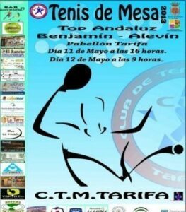 Tarifa promueve el Top Andaluz Benjamín/Alevín de Tenis de Mesa
