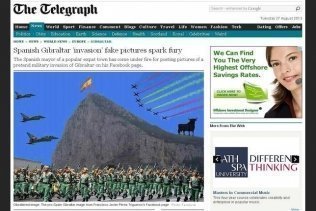 El "Telegraph" hace patria con la mofa de un alcalde español sobre la invasión de Gibraltar