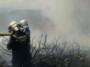 El Infoca da por extinguido el incendio originado en Sierra Carbonera