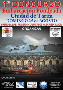 Concurso de pesca fondeada en la Ciudad de Tarifa, organizado por el Club Cuatro Vientos y el Club La Arana