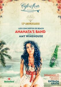 Café del Mar Beach Tarifa celebra su XII aniversario este domingo con un tributo a Amy Winehouse