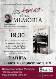 La periodista Rosario Pérez Villanueva presenta su novela "Las fronteras de la memoria"