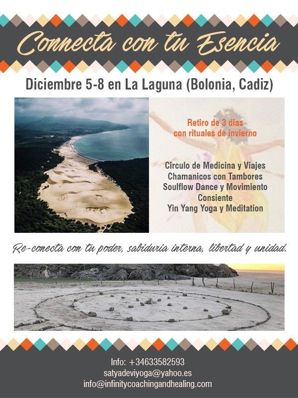 Conecta con tu esencia del 5 a 8 de diciembre en La Laguna de Bolonia