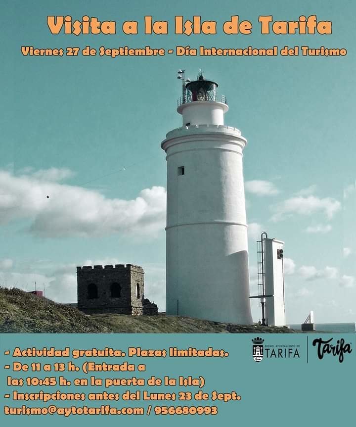 Otra propuesta con cuenta atrás en marcha es la visita guiada y gratuita por la Isla de Tarifa coincidiendo con el Día Mundial del Turismo, el próximo viernes