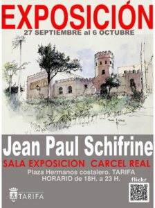 La delicadeza de las acuarelas de Jean Paul Schifrine ya ha conquistado a más de una retina en anteriores exposiciones en Tarifa