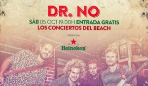 Dr No abre este sábado la temporada de otoño de los Conciertos del Beach en Cáfé del Mar Tarifa