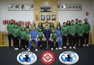El equipo de la escuela Chen Shi Taiji Spain, camino del Campeonato Nacional de Artes Marciales Chinas
