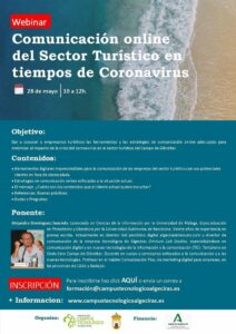 Fundación Campus y Mancomunidad ofrecen al sector turístico un webinar gratuito sobre comunicación durante las crisis