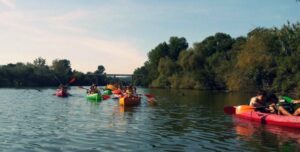 La ruta en kayak por el estuario del río Guadiaro cumple diez años de aventura y naturaleza