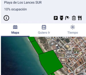 Así funciona la app que nos permitirá saber en cada momento si aún hay aforo en las playas de Tarifa