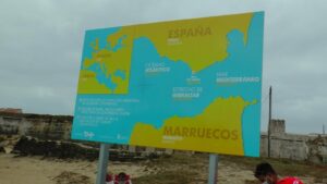 El camino de la Isla de las Palomas estrena un nuevo cartel con un mapa de la zona