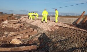 Adif restablece el tráfico ferroviario de la línea Algeciras-Madrid tras el descarrilamiento del jueves