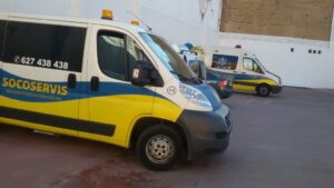 Socoservis recuerda al SAS que podría movilizar 25 ambulancias para pacientes Covid