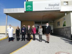 La Junta invierte más de dos millones de euros en el Hospital Punta de Europa en obras con fondos Covid