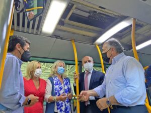 La Junta instala purificadores de aire en autobuses del consorcio del Campo de Gibraltar