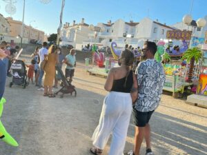 Arrancan las atracciones en Tarifa  que estará operativas hasta el domingo 12 de septiembre