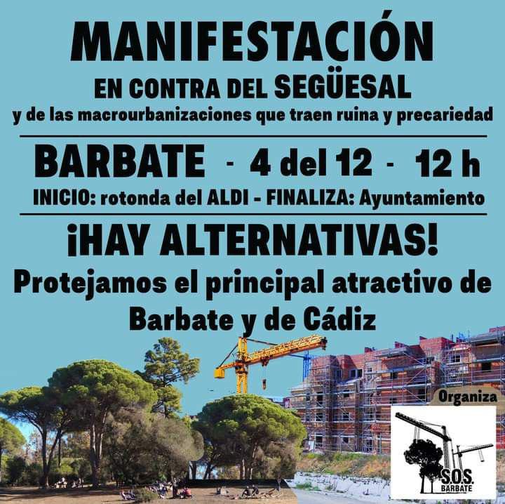 Verdes EQUO apoya y participa en la manifestación contra el macroproyecto urbanístico de El Següesal