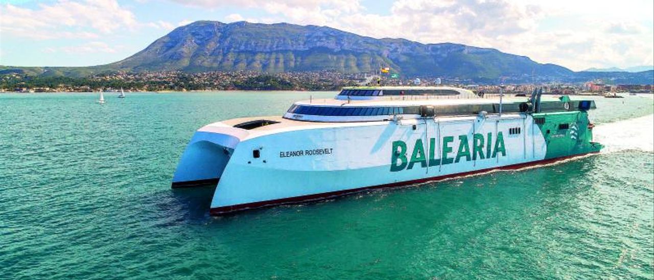 Baleària presentará en Fitur el primer ferry eléctrico cero emisiones