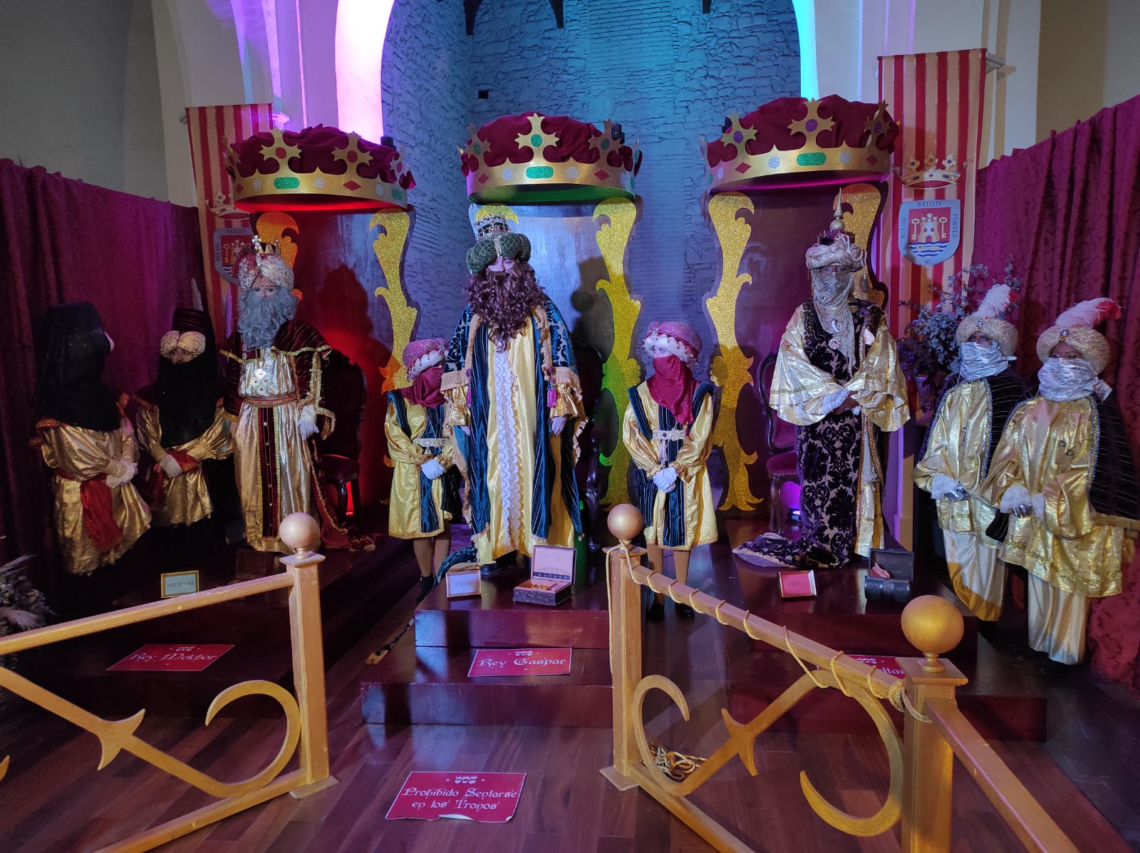 Los Reyes Magos en el Castillo Guzmán el Bueno Foto: Ayuntamiento de Tarifa