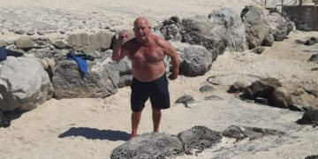 El «alcalde de la playa chica», Juan Antonio Castro Sánchez, Añoñi. DEP