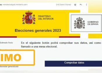 Se reciben e-Mails falsos sobre nombramientos para mesas electorales