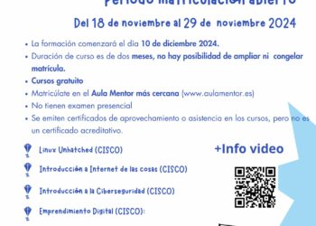 Nuevos cursos en abierto, en Aula Mentor de Tarifa