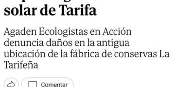 La posible destrucción de restos arqueológicos en Tarifa ya es noticia nacional