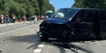 Siete heridos y domingo de colas tras una colisión múltiple entre Algeciras y Tarifa