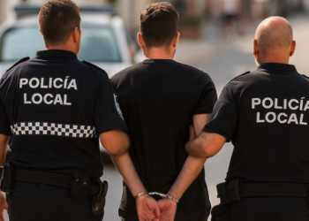 Detenido en Tarifa por agredir a un policía local fuera de servicio tras ser reprendido por orinar y fumar hachís en la calle