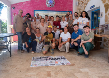 José Antonio Nieto Peña y su reto de 5.500 km contra el cáncer infantil llega a Tarifa