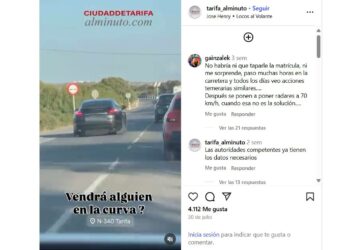 La Guardia Civil investiga al conductor del Porsche por conducción temeraria en Tarifa