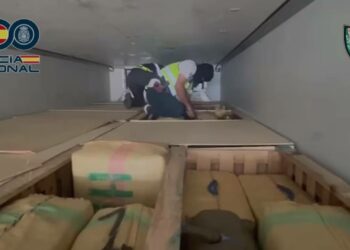 Intervienen 20 toneladas de hachís ocultas entre pimientos verdes llegadas de Marruecos